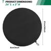 600D Oxford Cloth Dartboard Cover Heavy Duty Waterproof Protective Outdoor Indoor Dartboard Dust Cover for 24Inch Dart Board