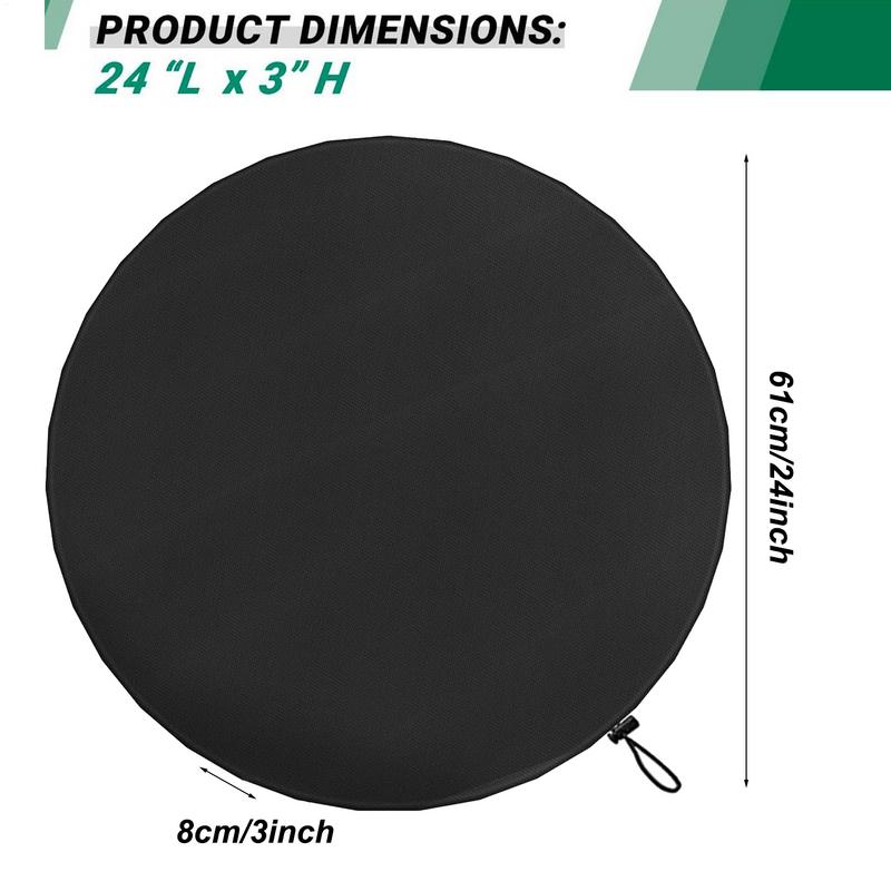 600D Oxford Cloth Dartboard Cover Heavy Duty Waterproof Protective Outdoor Indoor Dartboard Dust Cover for 24Inch Dart Board