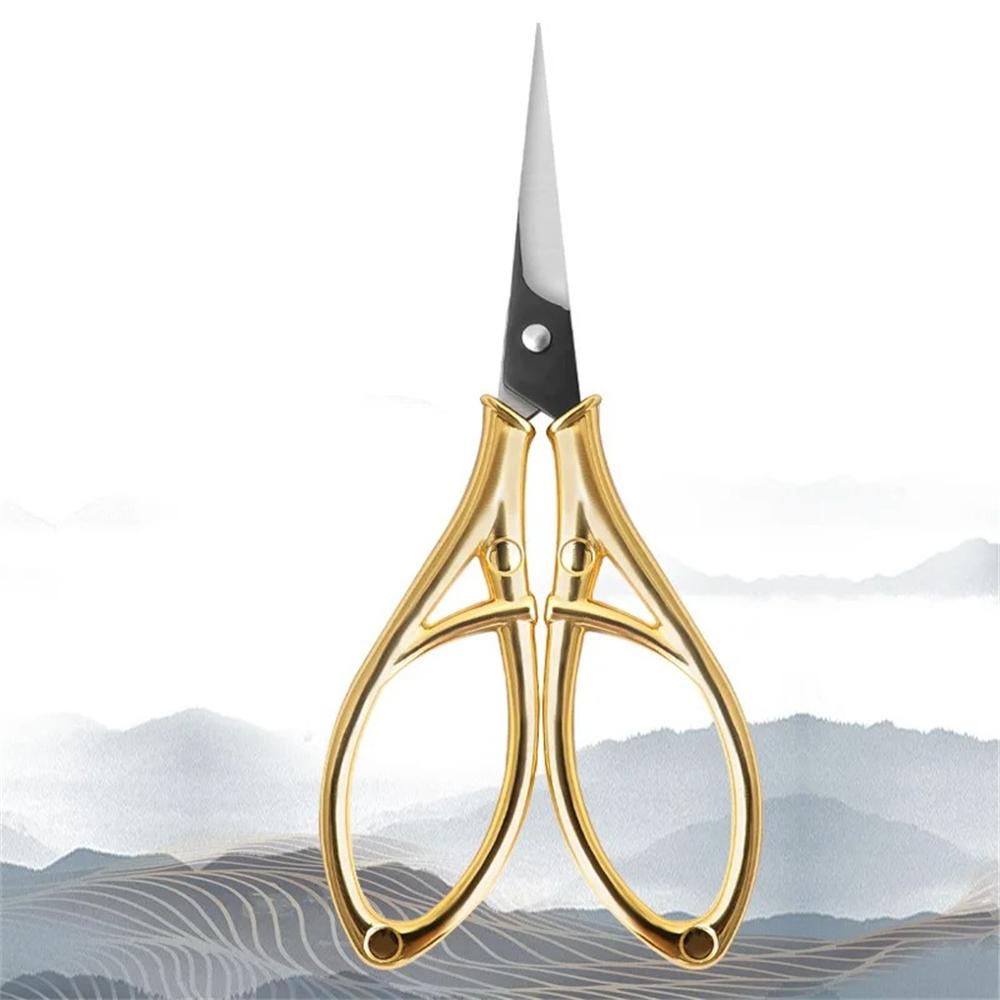 1 Stück, Blumenmuster Edelstahl Vintage Schere Nähen Stickerei Kunstschere Schneiderschere Küchenschere Nähwerkzeug