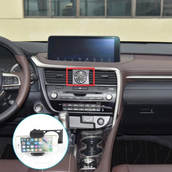 Center Console Mount Bracket Cell Phone Holder For Lexus RX 2015-