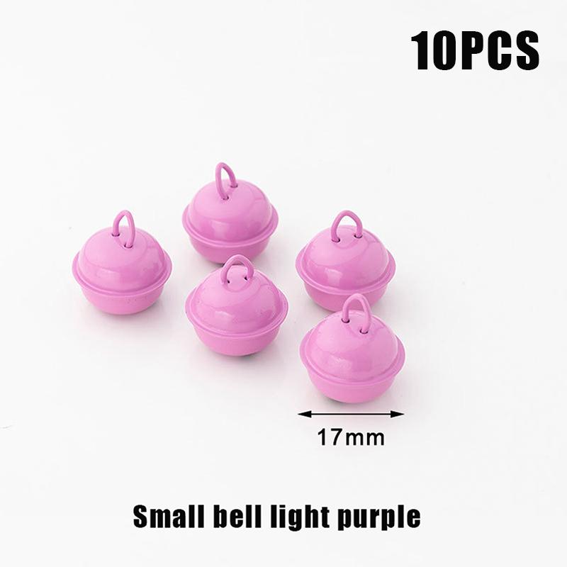 10 szt. 22 mm Kolorowe Malowane Dzwonki Jingle Metalowe Okrągłe Mini Dzwoneczki Ozdoby Dekoracje Wisiorki na Boże Narodzenie Rękodzieło DIY