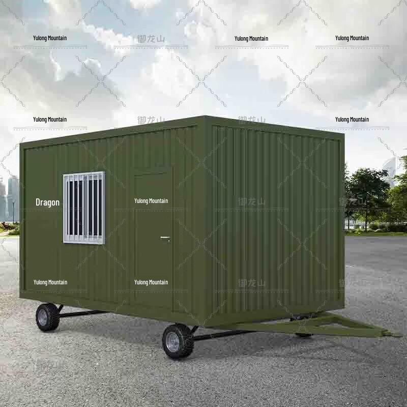 Military Green Prefabricated Container Mobile House