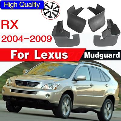Lexus RX RX300 RX330 RX350 RX400h 2004~2009 için Çamurluk Çamur Koruması Sıçratma Flapları Çamurluklar Aksesuarlar 2005 2006 2007 2008