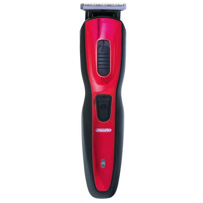 Tondeuse à Cheveux - Mesko - MS2931 - Sans Fil - 5 en 1 - Noir/Rouge