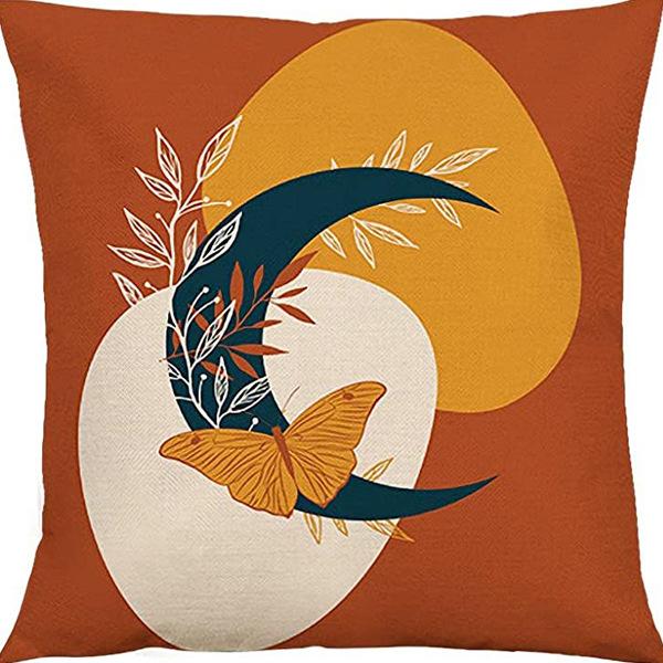 Tarot Printed Line Pillow Cover Moon Star Home Bedroom Sofa Pillow Cushion Cover