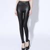 Pantaloni in PU in ecopelle Plus Size XL-5XL Pantaloni a matita a vita alta Pantaloni da donna Pantaloni a matita elasticizzati skinny sexy casual