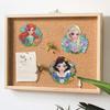 DIY Diamond Painting Refrigerator Magnets, Disney Princess Theme, Cross-stitch Round Diamond Handicraft Home Decoration Gift