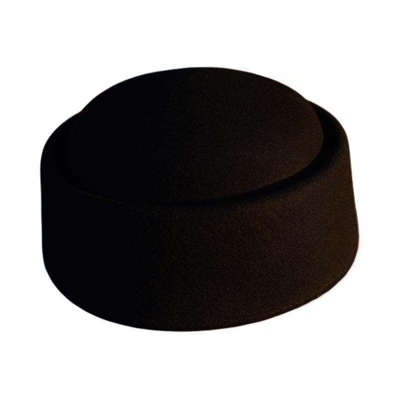 Herbst Und Winter Retro Wolle Wollene Medizinbox Hut Zylinder Französisch Hepburn Elegant Europäisch Und Amerikanisch Vielseitiger Hut Damen Thermischer Barett