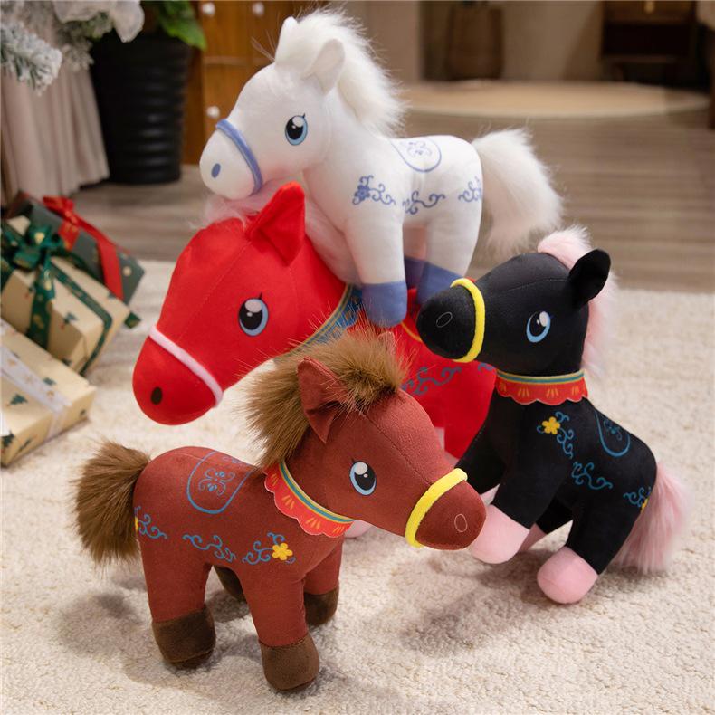 Multicolor Wind Horse Plush Toy Figure