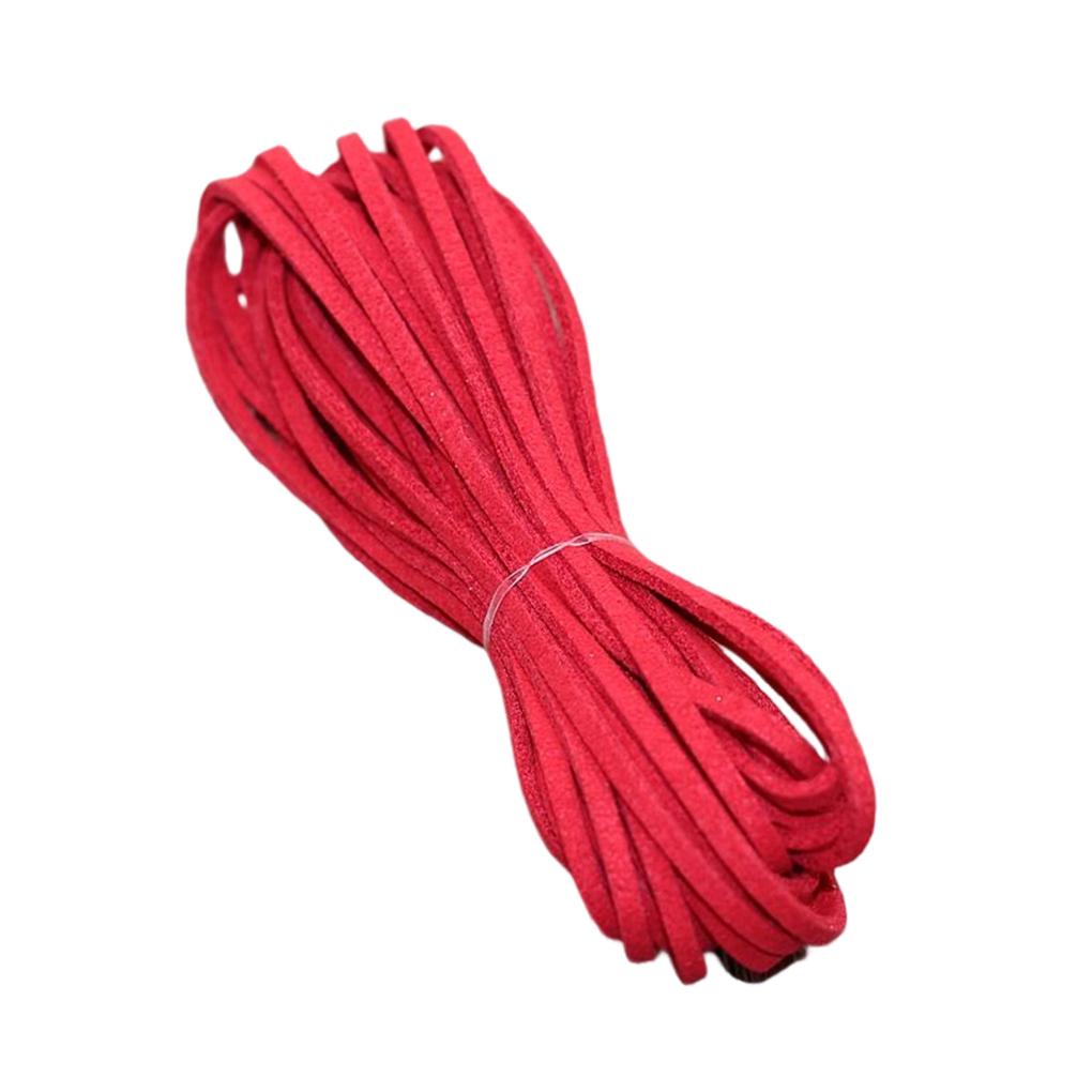 Faux Suede Cords Leather Lace Jewelry Making Accessories Craft Multicolor Woven Handmade Gadgets Bracelet Necklace