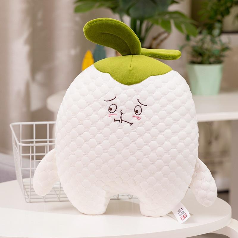 

Sweet Waiwai Radish Plush Toy Pillow Doll Ice Bean Bean Frog Seal Doll Cute Summer Rag Doll 42cm