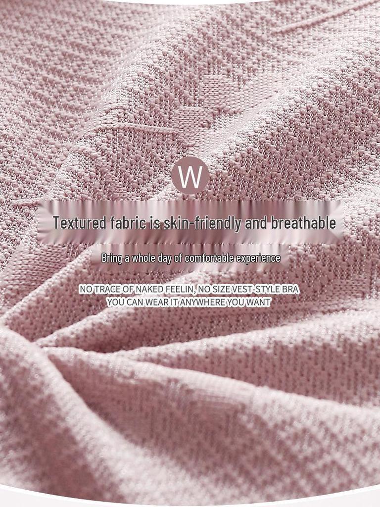 Cotton Front-Closure Wire-Free Push-Up Bra for Mature Women - Large, Breathable, Anti-Sagging Style