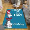 Dr. Seuss's The Cat in the Hat Rug Floor Mat for Living Room or Bedroom Soft and Comfortable Carpet a Gift for Birthday and Holiday.NFF0928218