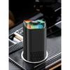 Car Air Purifier with Atmosphere Light Smart Portable Ionizer USB Negative Ion Cleaner for Vehicle Office Home Decorate