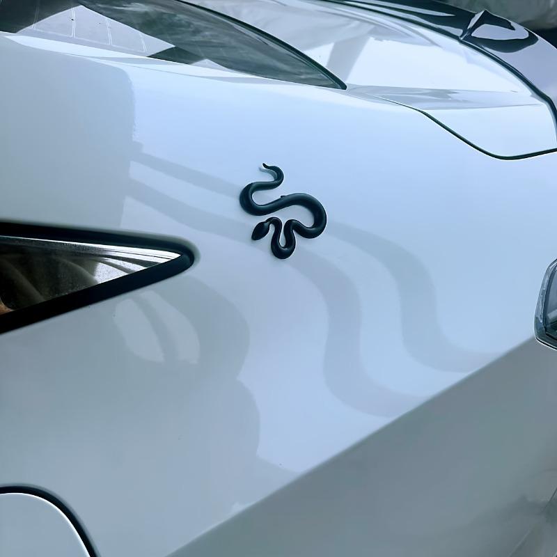 Auto Metalen Embleem Slangvormige Zijdecal Modificeerbare Waterdichte en Zonbestendige Staartembleem Voertuig Carrosserie Decoratie Sticker