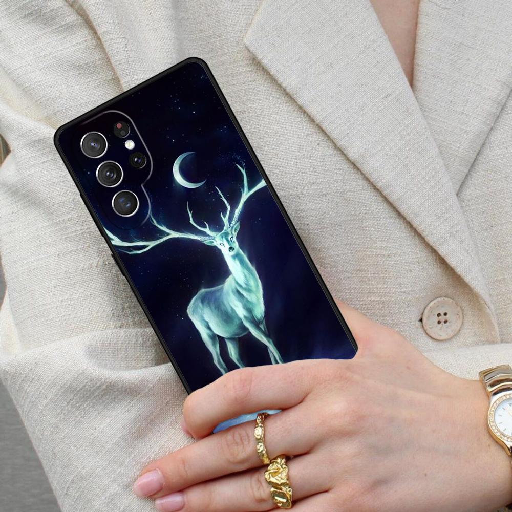 Animal Deer Art Cell Phone Case for Samsung Galaxy S26 Ultra S25 S24 S23 S22 S21 S20 Note10 Cover