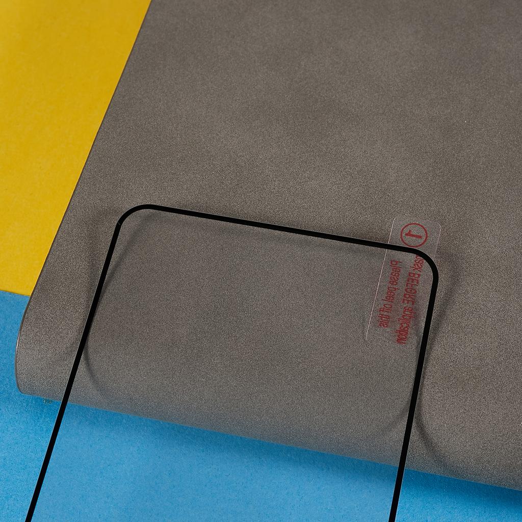 For Motorola Moto G53 5G Black Silk Print Screen Protector Secondary Hardening Tempered Glass Protective Film