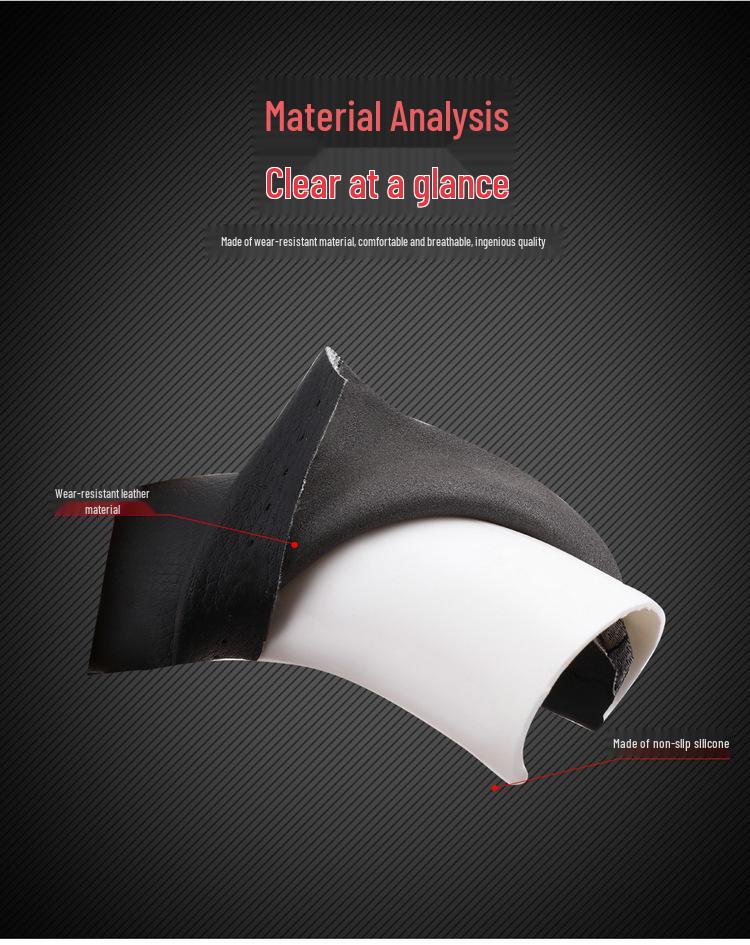 Universal Non-slip Leather Steering Wheel Cover for All Seasons