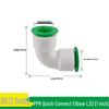 Quick Connect PPR Ball Valve PVC Elbow Tee, No Hot Melt, 4 Points/40 PE Water Pipe Fittings.
