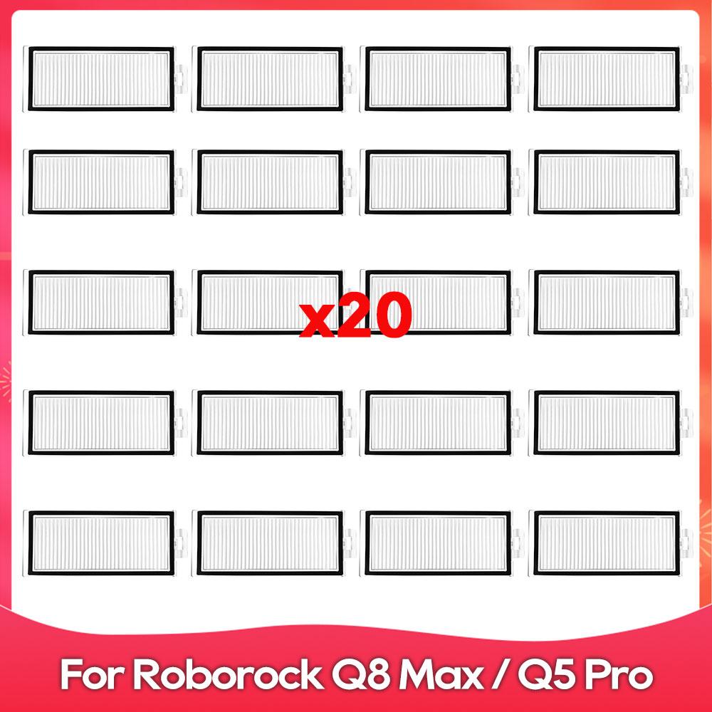 Fit For ( Roborock Q8 Max, Q8 Max+, Q8 Max Plus, Q5 Pro, Q5 Pro+ ) Roller Side Brush Filter Mop Dust Bag Accessories Spare Part