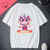 Unikitty Cat Print Funny Tee Shirt Cute 90s  Funny Tee Man Womens 100 Cotton Short Sleeves Couple Birthday Gift Party Shirt