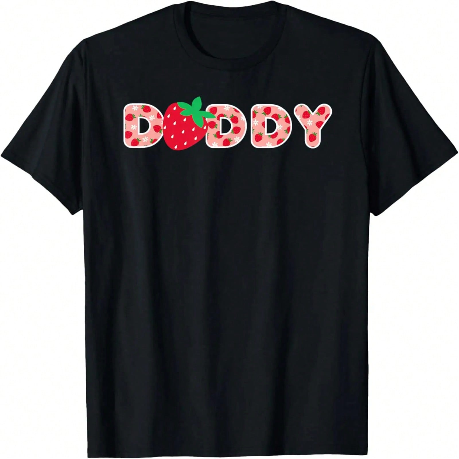 Daddy Strawberry First Birthday Family Funny Strawberry T-Shirt S разноцветный