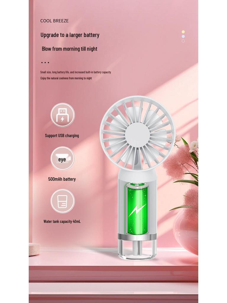 Portable Handheld Mini Cooling Spray Fan Gift