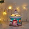 Christmas Decorations: Home Luminous Soft ClayCastle House, BreadClay, Christmas Shopping Mall Window Display Ornaments