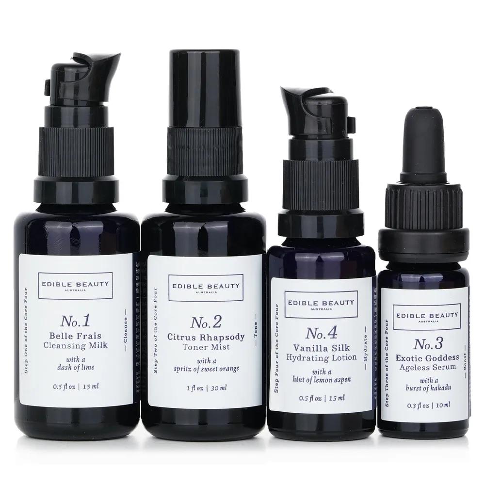 Edible Beauty And Edible Beauty On the Fly Travel Mini Kit 4 Pcs