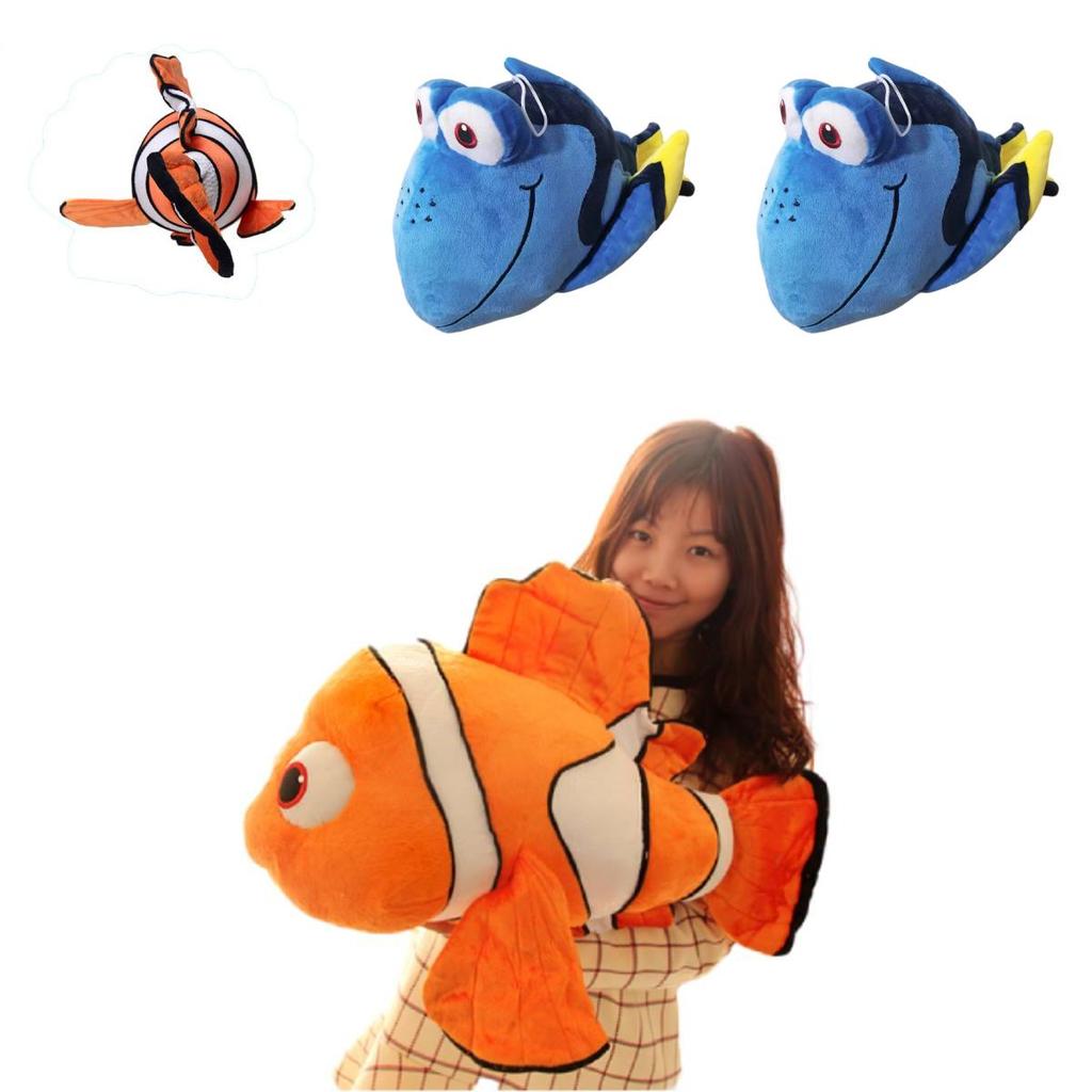 Brinquedo de Pelúcia Fofo Peixe-Palhaço Procurando Nemo Boneca Peixe Dory Presente de Aniversário Perfeito Para Crianças