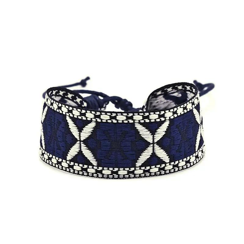 Bohemia Weave Rope Friendship Bracelets For Woman Men Cotton Handmade Charm Bracelet & Bangles Ethnic Jewelry Gifts