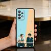 New H-Heartstopper M-Movie Phone Case For Samsung Galaxy A73,A72,A71,A70,A53,A52,A51,Soft Silicone Black Cover