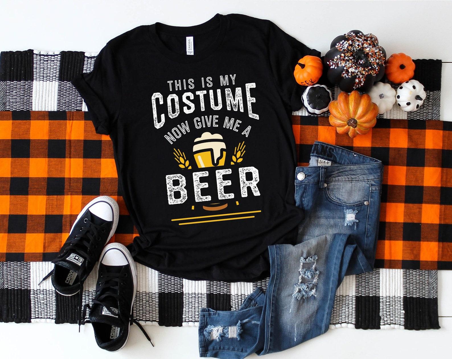 Funny Craft Beer Halloween Costume Apparel Gift T-Shirt XL