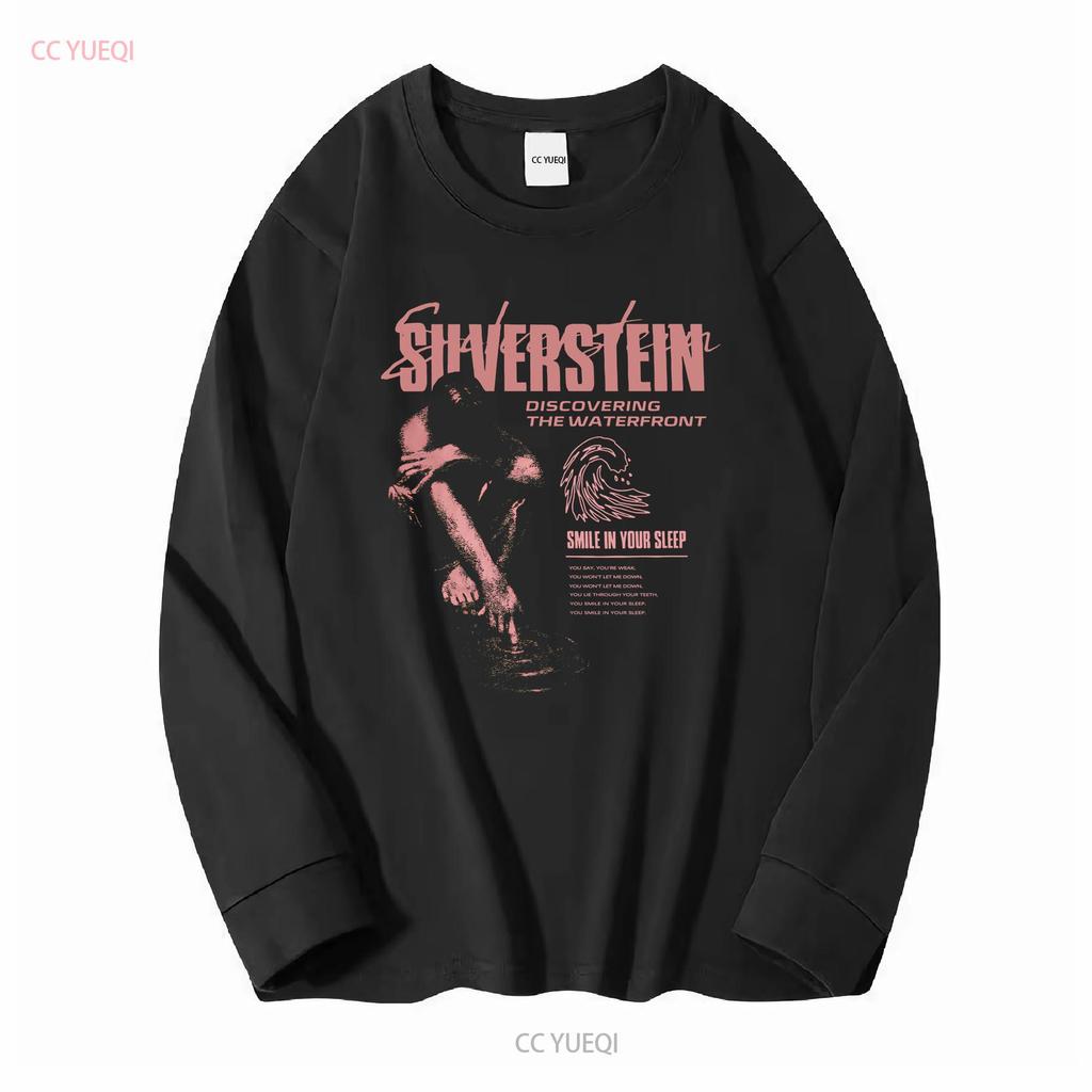Nueva banda Silverstein Navidad S 5XL Camiseta BS260 vintage Lavada Suave Cómoda Elegante Casual Ligeramente