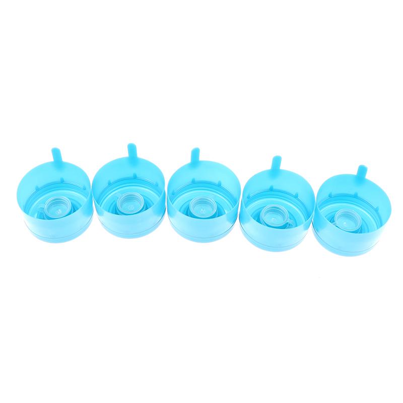 5 Stücke wiederverwendbare Wasserflasche Snap On Cap Ersatz für 55mm 3-5 Gallonen Wasserkrug