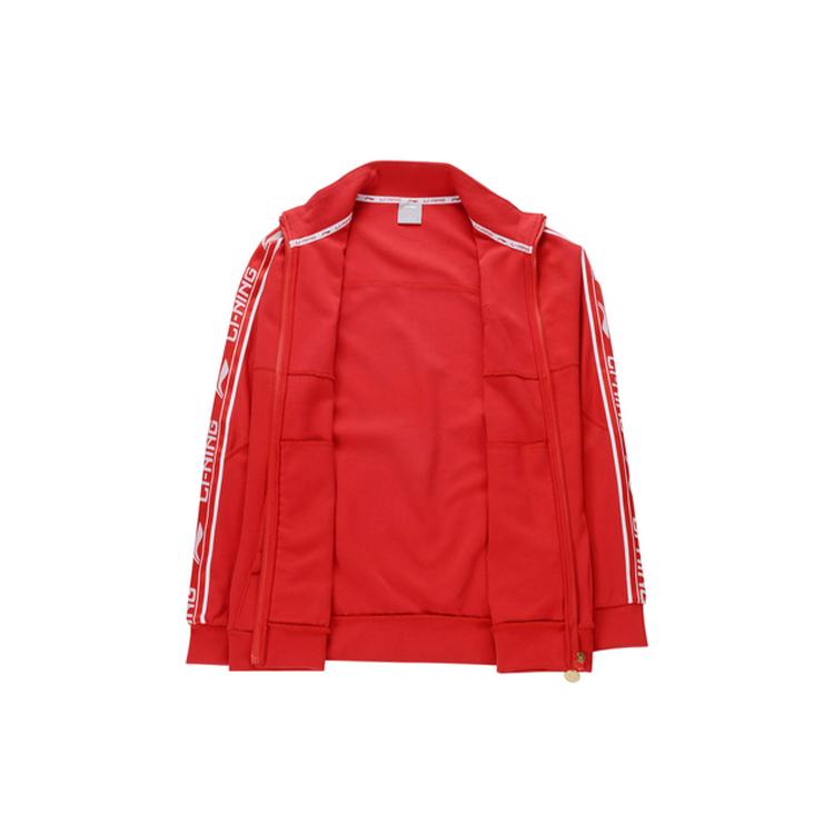 Li Ning Sports Fashion Collection Jackets Men's Bull Red Stand Collar Moderate Other AFDP467-5