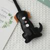 Cute Pu Leather Puppy Bag Charms Cartoon Design Soft Texture For Backpack Key Dog Lovers Gifts