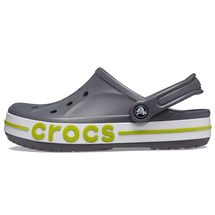 Crocs Bayaband Non-Slip Durable Clogs Unisex Footwear Gray 205089-0GX