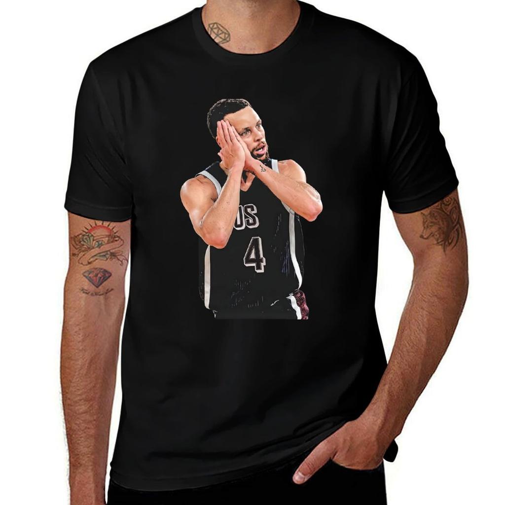 T-shirt Casual Larga da Indossare Quotidiano Chef Curry Night Night