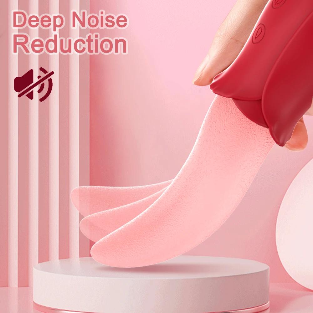 Realistic Women's Sex Toys Licking Tongue Vibrators Pleasure Mamel - Adult Toy for Female Sexual Wellbeing