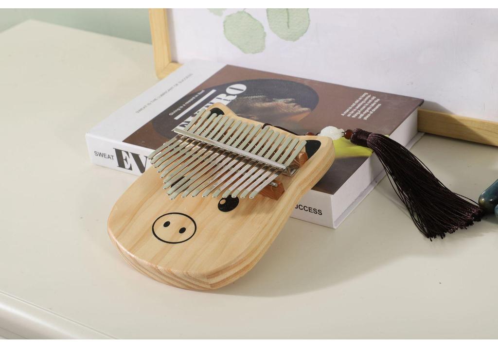 17-Key Beginner Kalimba Thumb Piano - Portable Musical Instrument