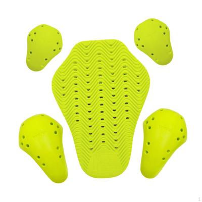 5Pcs Motorcycle Jacket Armor Pads Back Shoulder and Elbows Pad Gear for Women