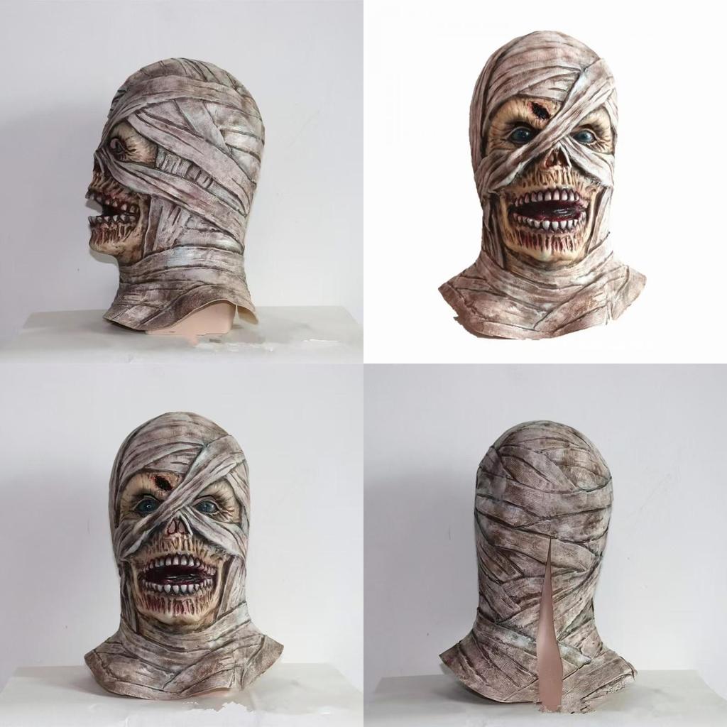 Mamma Latex Halloweenmask Med Diy Skräckdesign För Kostymer Och Högtidsfester