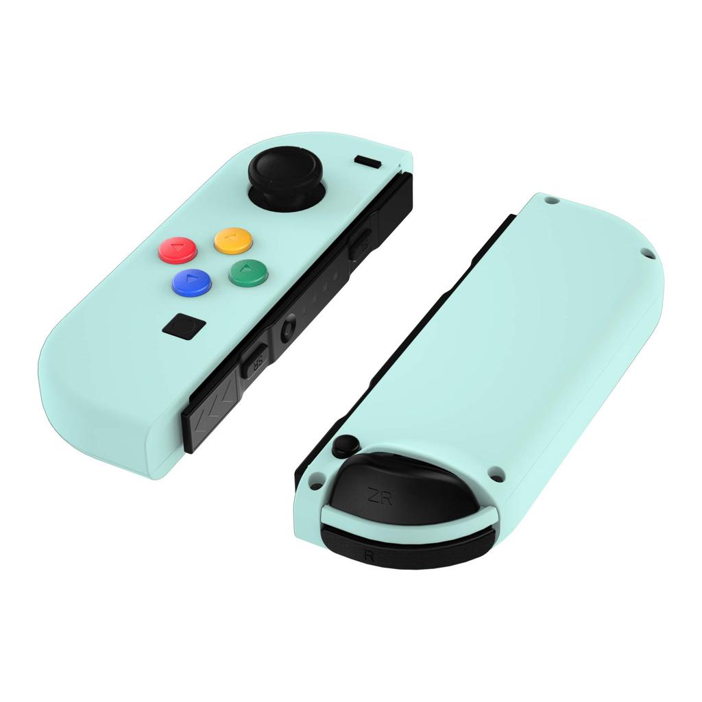 eXtremeRate Switch Replacement Shell Compatible with Handheld Controller Housing Case Compatible with Switch and Switch Comes with 8 Colorful DIY
