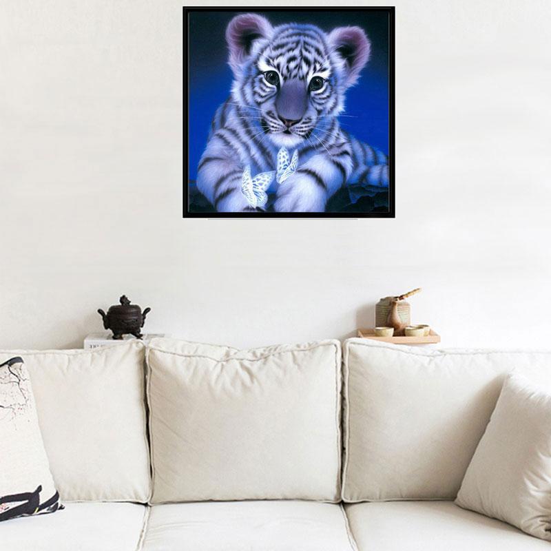 5D Diamond Painting Animal Cat And Dog Diamond Mosaic Cross Stitch Embroidery Set Wolf Houseware Christmas Gift