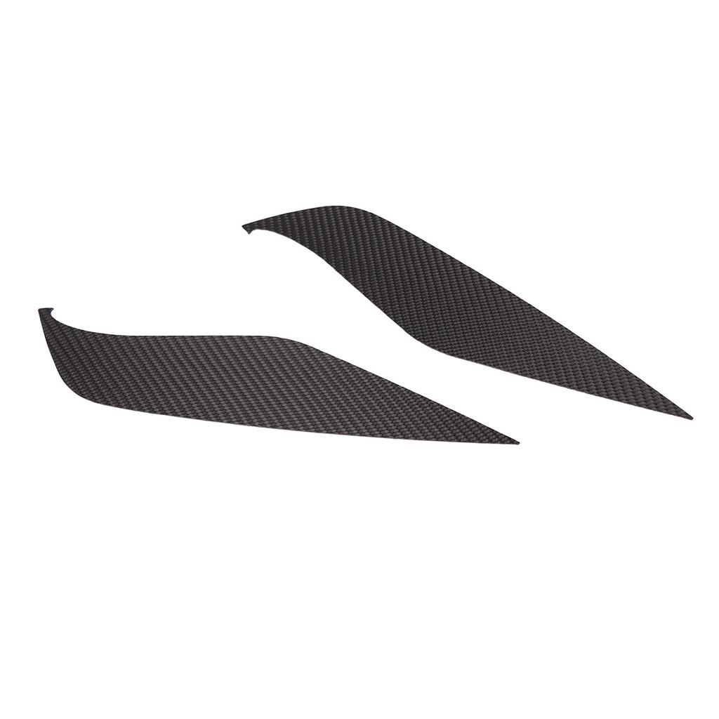 Carbon Fiber Headlight Eyebrow Eyelid Cover Trims For Toyota Supra A90 19-20