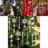 Elegant 10 Piece Christmas Tree Decoration Set With Acrylic Pearl Ornaments And Snowflakes