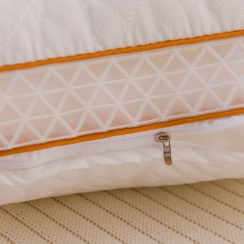 Soy Protein Fiber Three-dimensional Breathable Mesh Edge Pillow Single Person Cervical Spine Protection To Help Sleep Shape Pillow Core