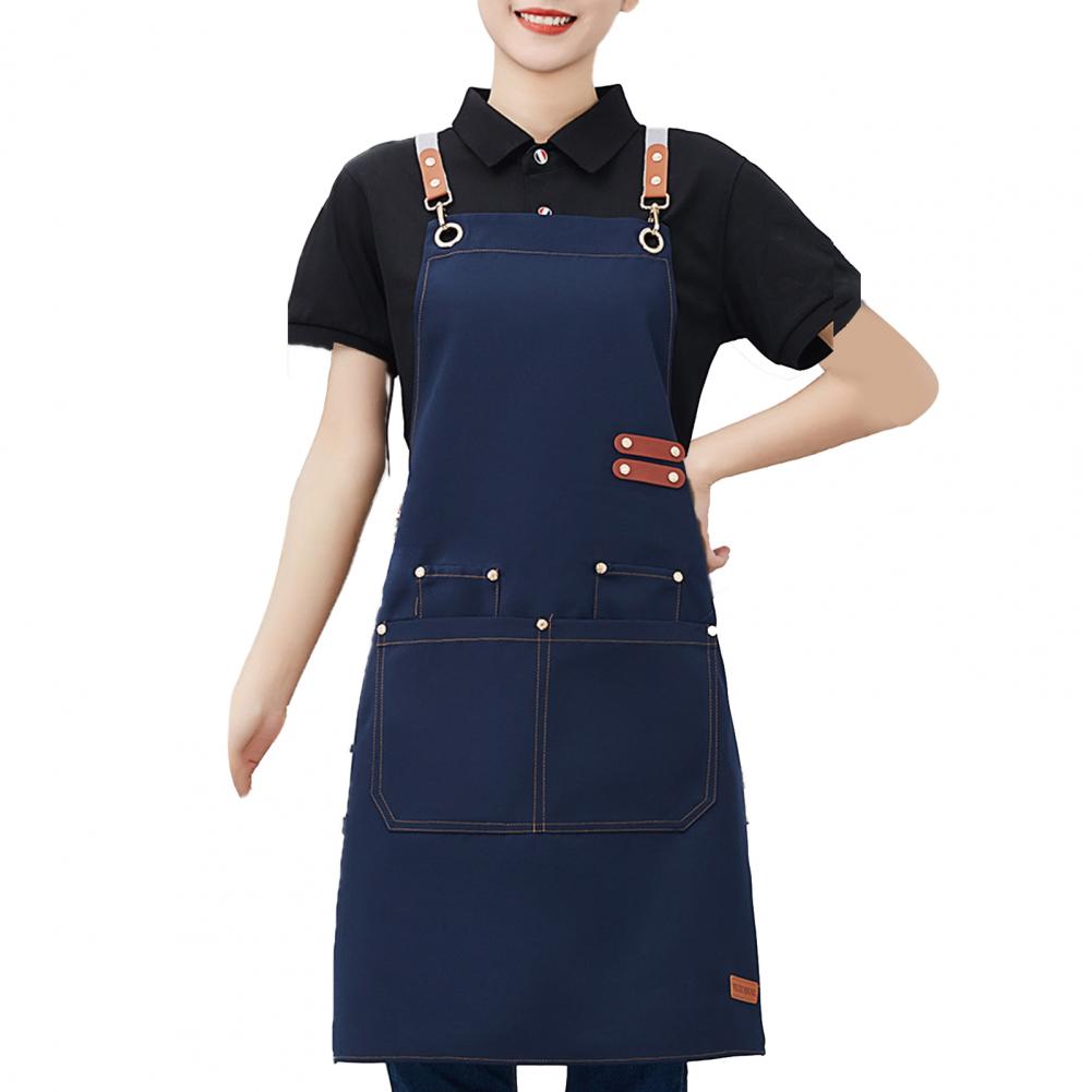 Tablier épais et imperméable pour homme et femme, anti-graisse, anti-taches, pour chef, café, restaurant, serveur, barbecue, cuisine