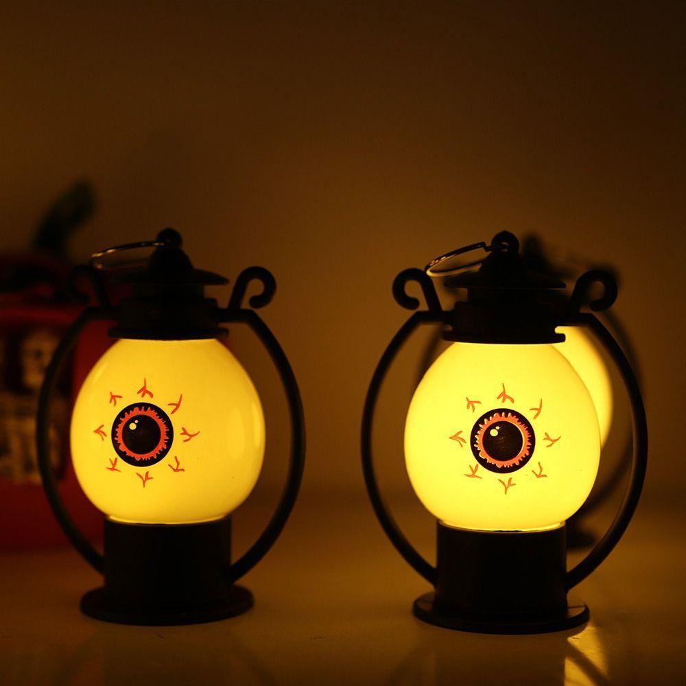 Led Pumpkin Electronic Candle Light Props Night Light Halloween Wind Lantern Retro Creative Festival Decoration Props